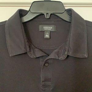 Men’s Nordstrom Black Polo Shirt Large